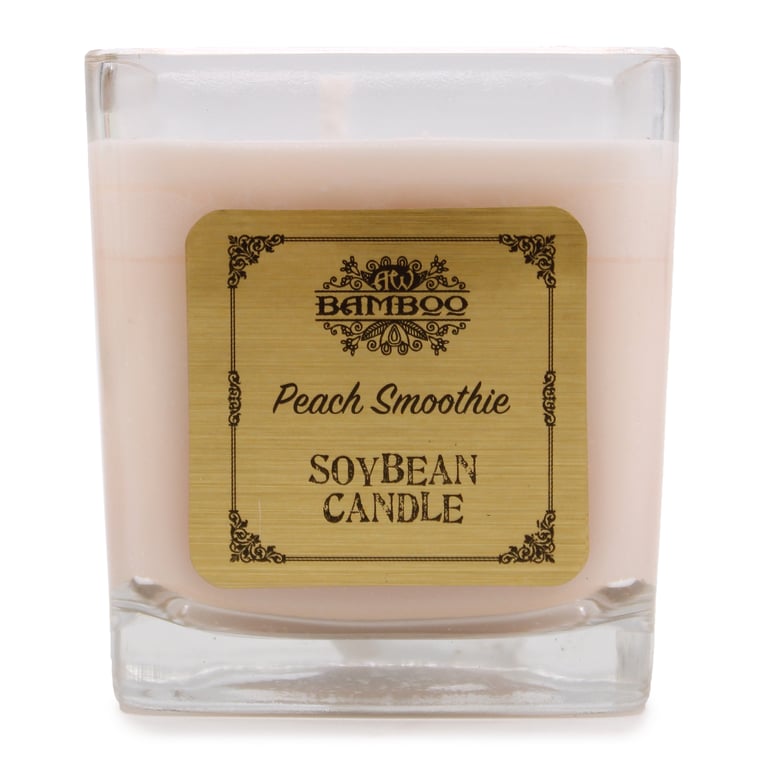 Soybean Jar Candles - Natural Peach Smoothie Soy Wax Candle