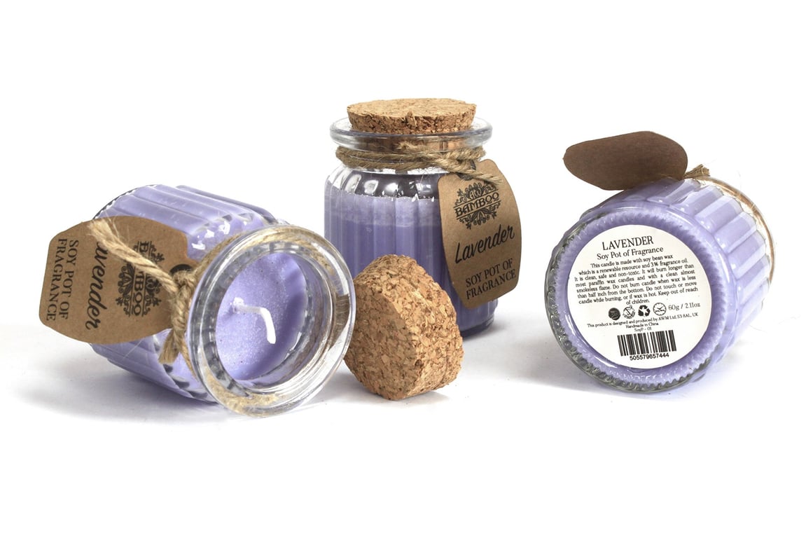On Jasmine Wings Soy Pot of Fragrance Candles - Natural Jasmine Scented Soy Wax Candles for Home