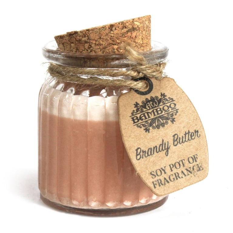 Brandy Butter Soy Wax Fragrance Candles - Home Fragrance & Kitchen Candle Scents