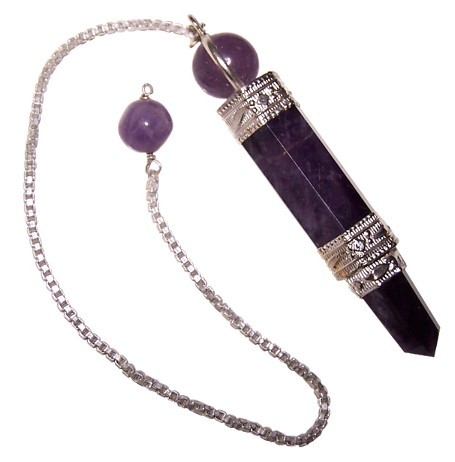 Amethyst Crystal Pendulum - Metaphysical Healing Tool