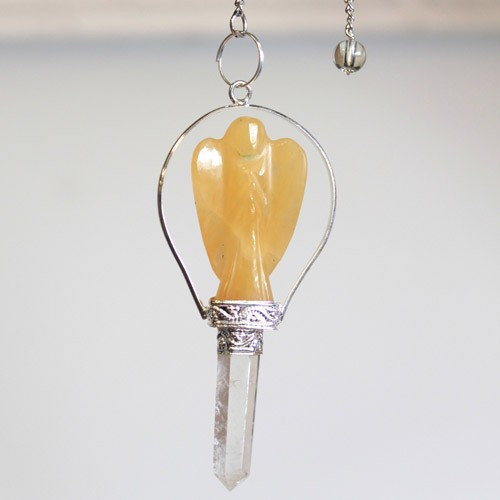 Quartz Pendant - Yellow Angel Pendulum - Brand Name
