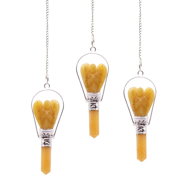 Quartz Pendant - Yellow Angel Pendulum - Brand Name