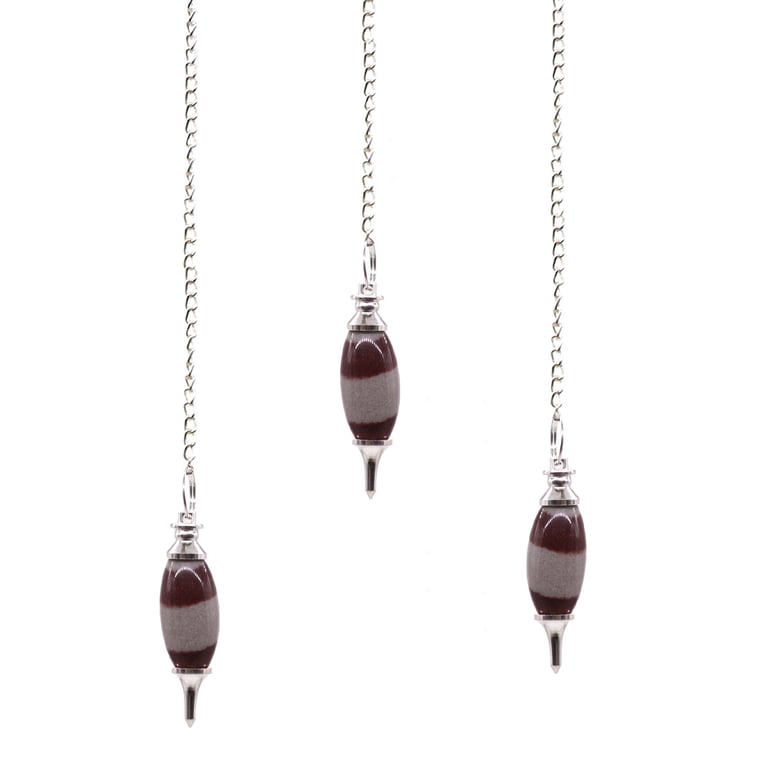 Shiva Lingam with Point Pendulum - Spiritual Stone for Energy Balancing and Meditation Aid