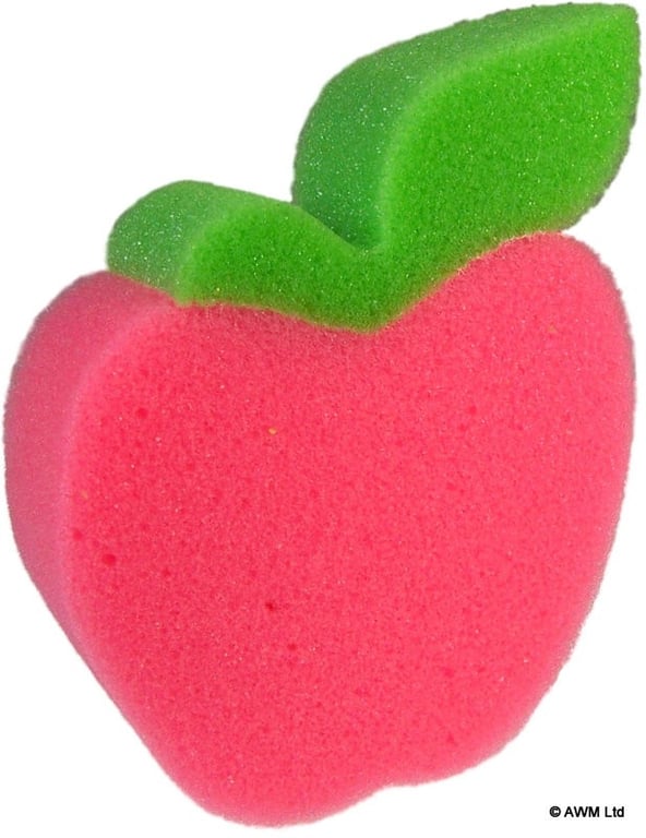 Red Apple Eco-Friendly Non-Slip Absorbent Kitchen Sponge