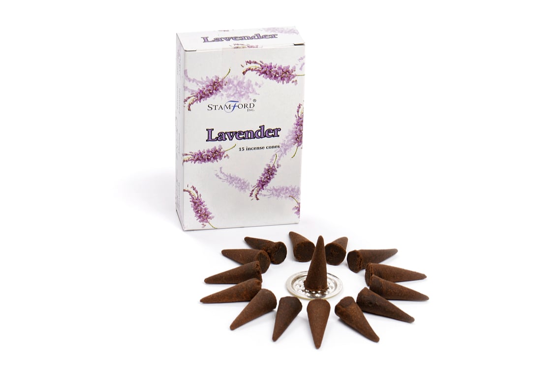 Lavender Essential Oil Cones - Home Fragrance Garden Decorations