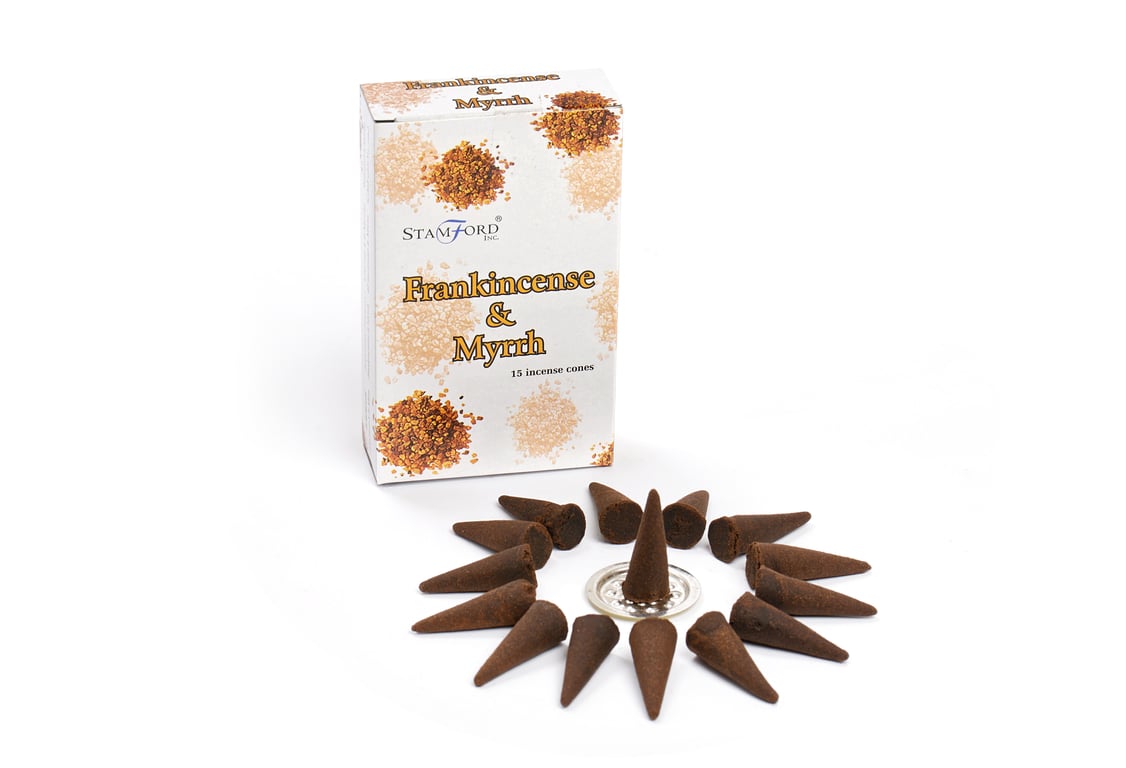 Frankincense Aromatic Incense Cones - Spiritual Purification & Relaxation