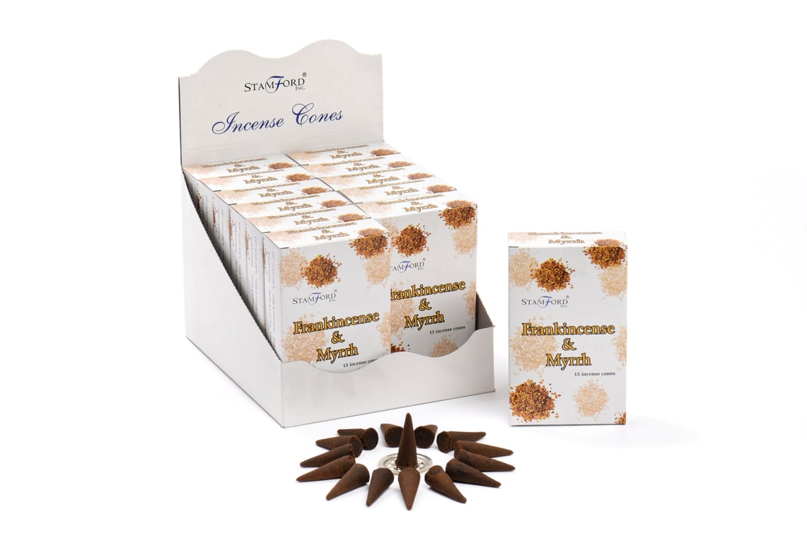 Frankincense Aromatic Incense Cones - Spiritual Purification & Relaxation