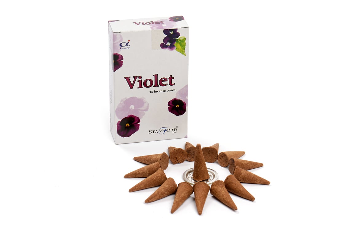 Lavender Cones - Home Fragrance Essential Oil Scented Decorative Candles