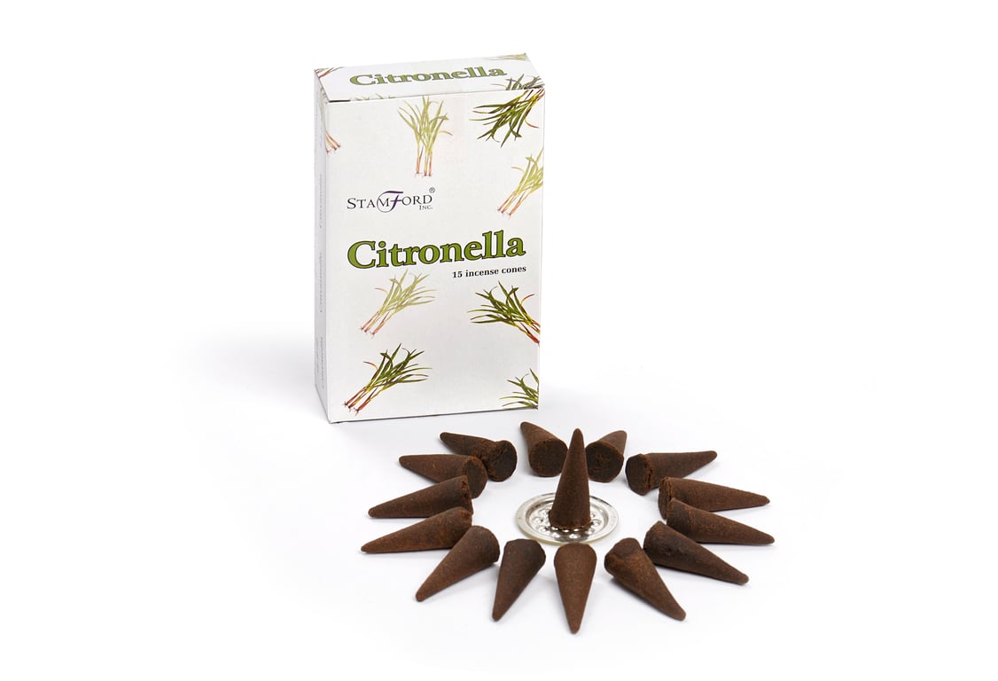 Citronella Cones - Natural Outdoor Mosquito Repellent for Home & Garden Protection