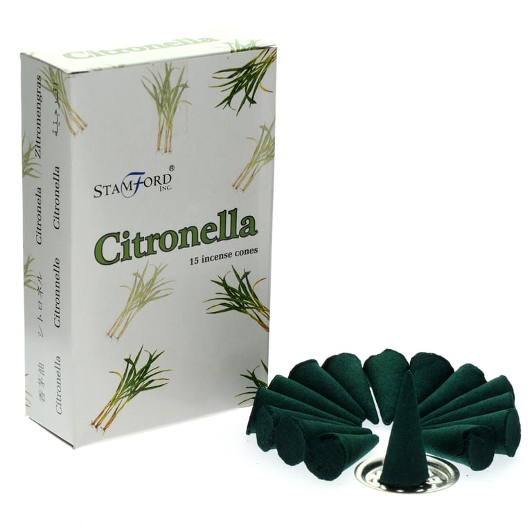 Citronella Cones - Natural Outdoor Mosquito Repellent for Home & Garden Protection