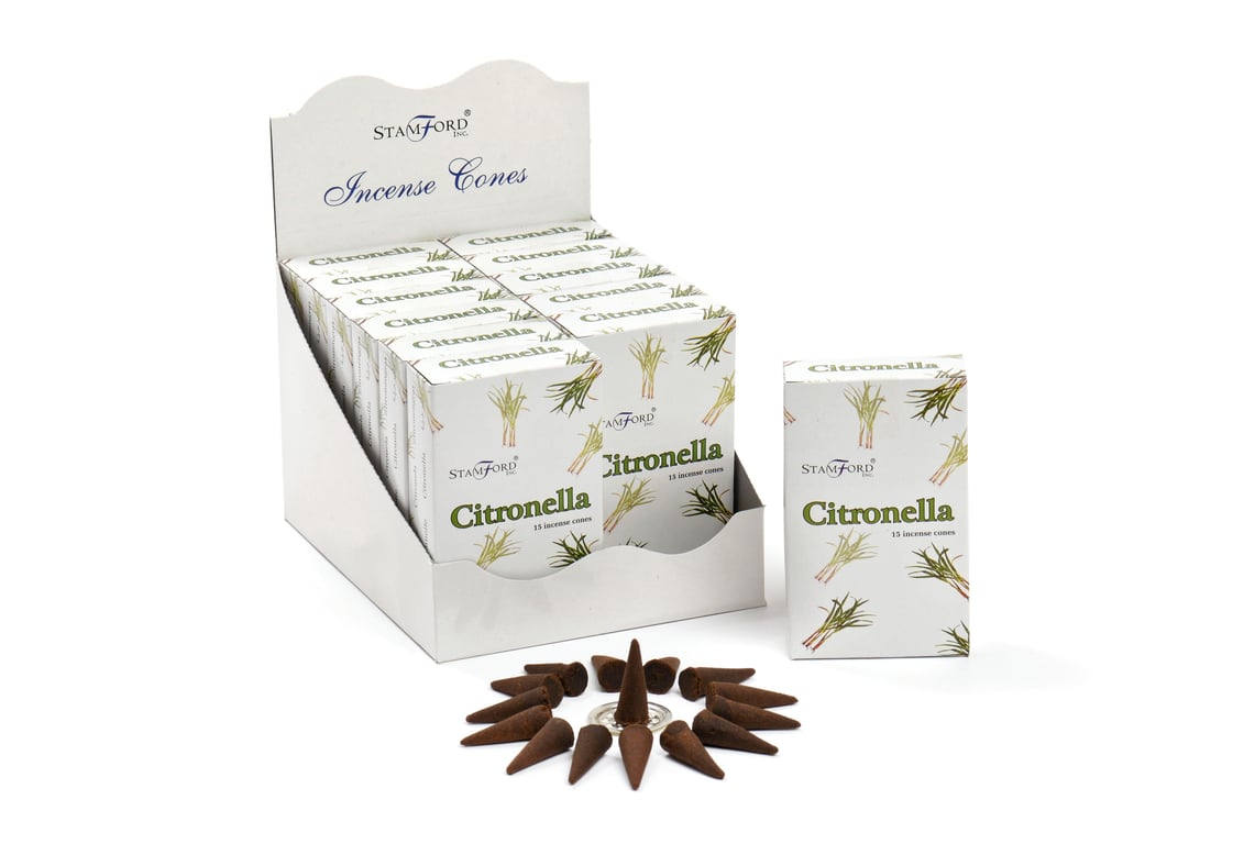 Citronella Cones - Natural Outdoor Mosquito Repellent for Home & Garden Protection