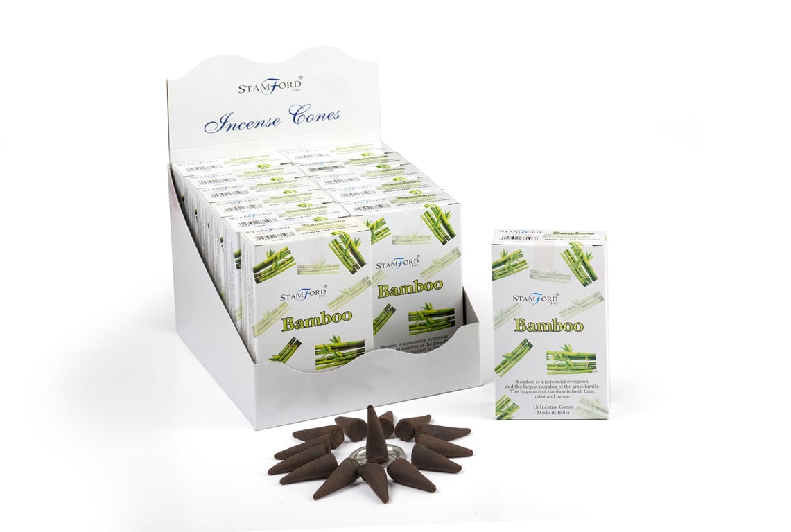 Bamboo Incense Cones - Natural Aromatherapy for Home Fragrance and Spiritual Relaxation
