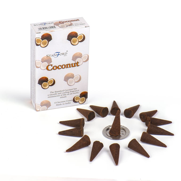 Natural Coconut Cones - Edible Serving Cones for Home Decor & Kitchen Accessories