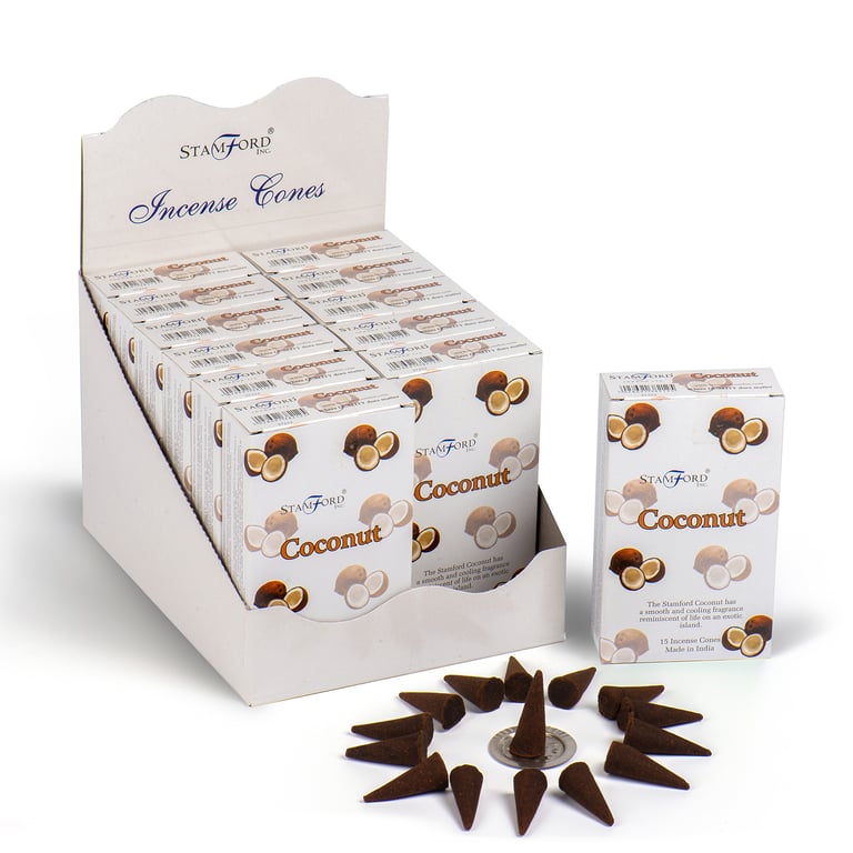 Natural Coconut Cones - Edible Serving Cones for Home Decor & Kitchen Accessories
