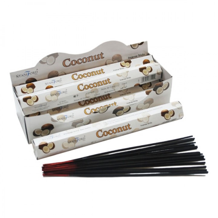 Coconut Premium Incense - Natural Aromatherapy Fragrance for Relaxation and Home Scents