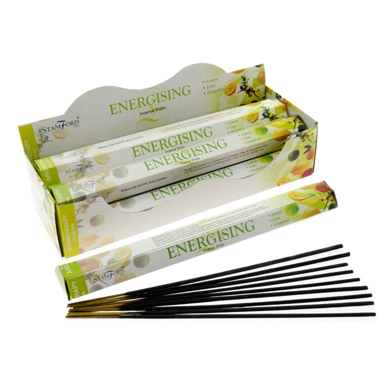 Energising Premium Incense - Natural Aromatherapy for Relaxation and Focus