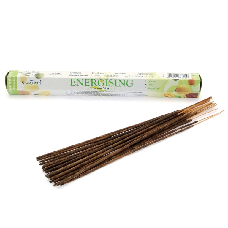 Energising Premium Incense - Natural Aromatherapy for Relaxation and Focus