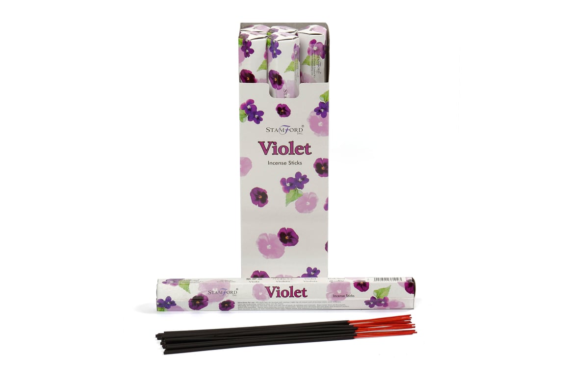 Violet Premium Incense - Relaxing Home Fragrance Alternative to Scented Candles