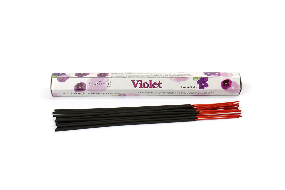 Violet Premium Incense - Relaxing Home Fragrance Alternative to Scented Candles