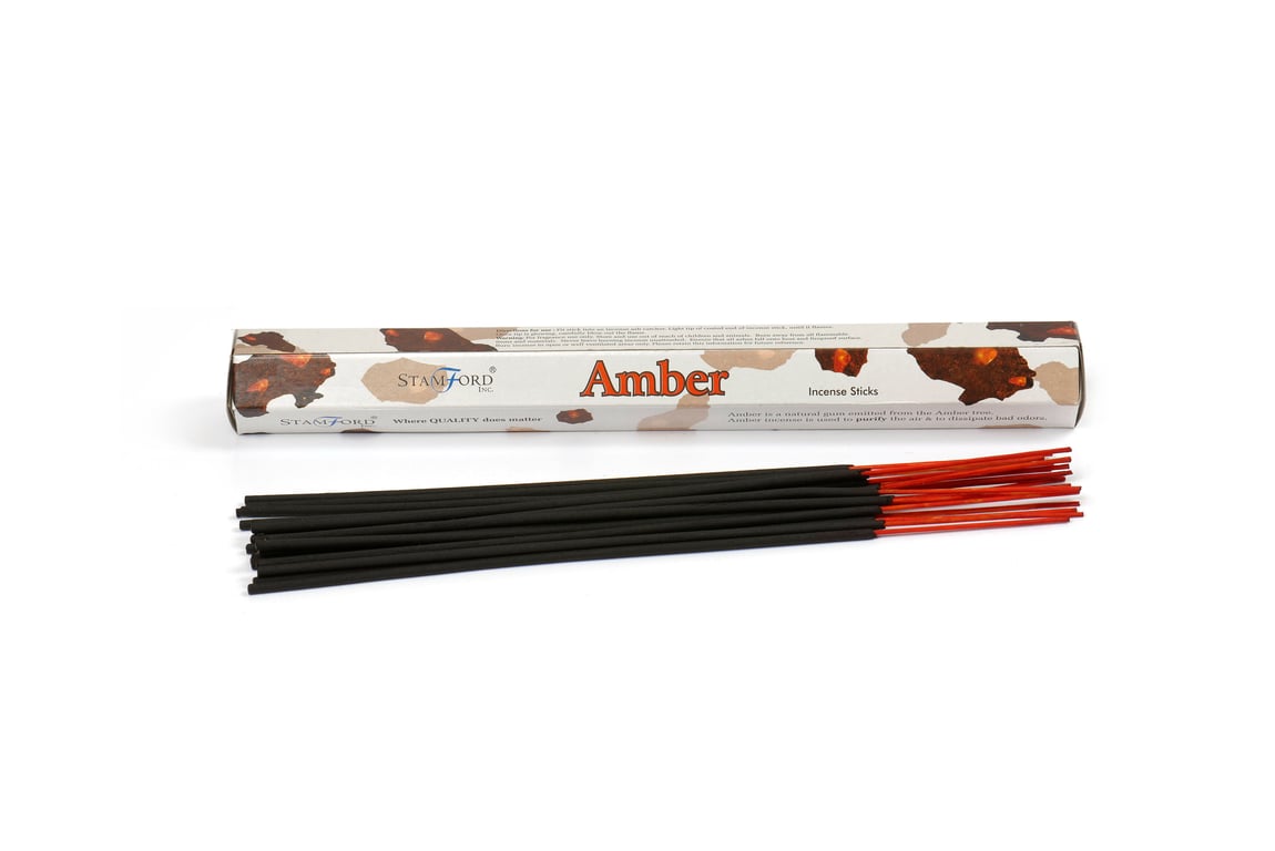 Amber Premium Incense - Natural Relaxation and Stress Relief through Scent Therapy