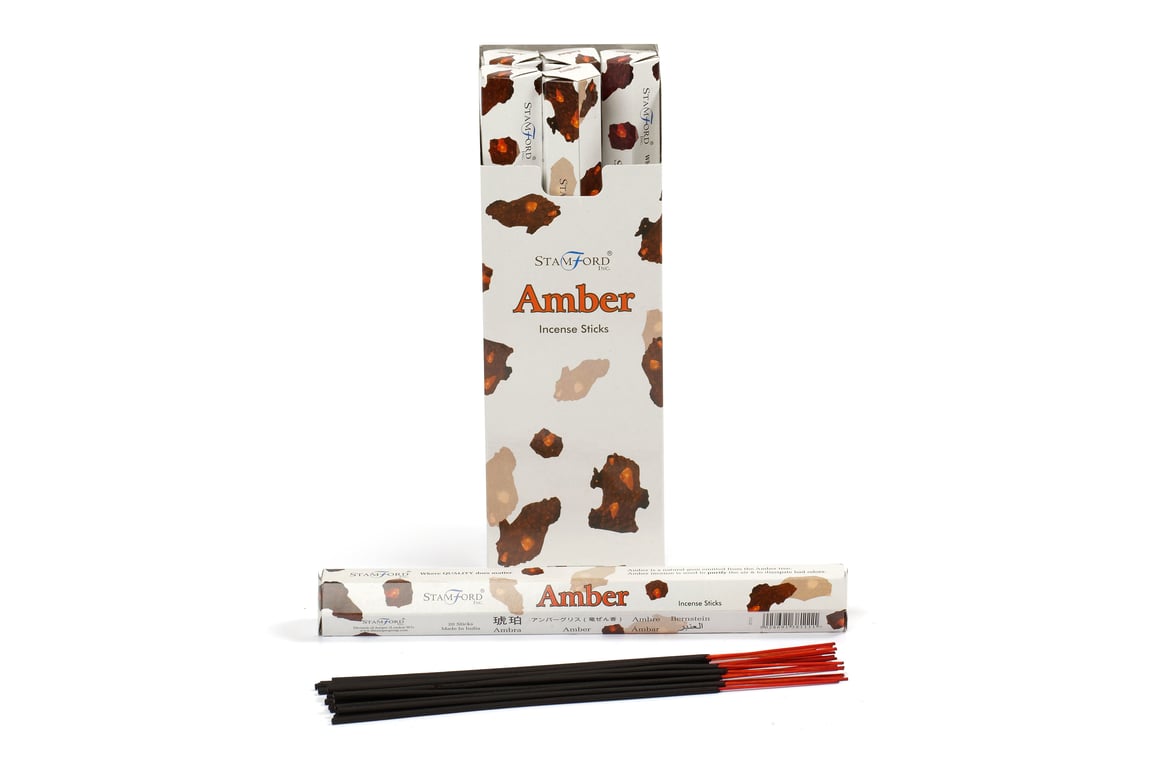 Amber Premium Incense - Natural Relaxation and Stress Relief through Scent Therapy
