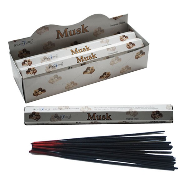 Musk Premium Natural Incense Sticks - Home Fragrance for a Musk Scent