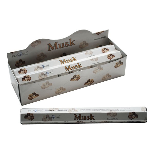 Musk Premium Natural Incense Sticks - Home Fragrance for a Musk Scent