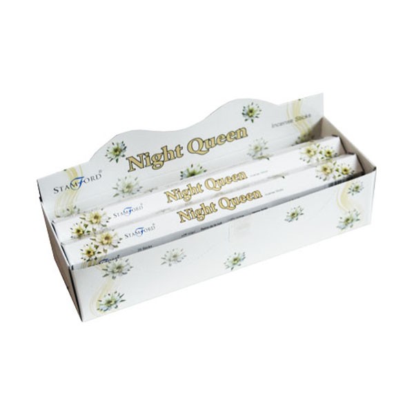 Night Queen Premium Incense - Natural Relaxing Fragrance for Home and Sleep Aids