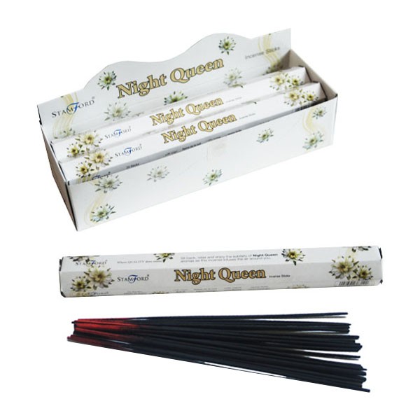 Night Queen Premium Incense - Natural Relaxing Fragrance for Home and Sleep Aids