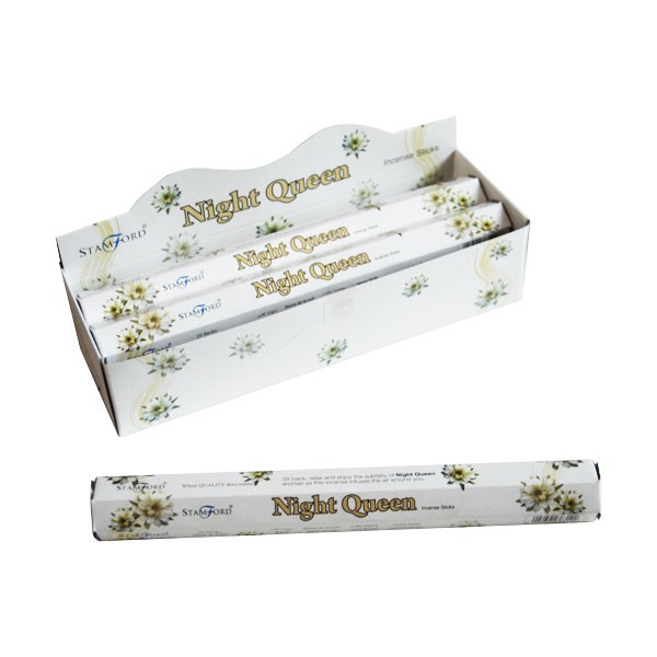 Night Queen Premium Incense - Natural Relaxing Fragrance for Home and Sleep Aids