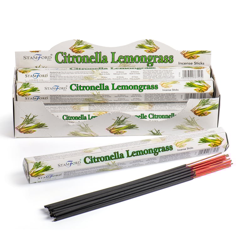 Citronella & Lemongrass Premium Home Fragrance Incense Sticks