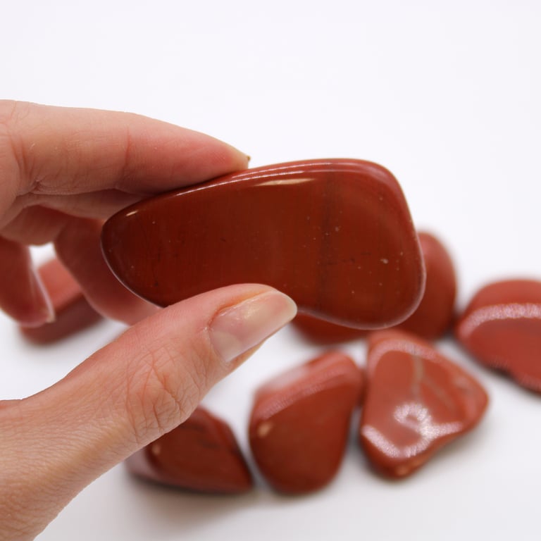 XL Red Jasper Tumble Stones - High Quality Set