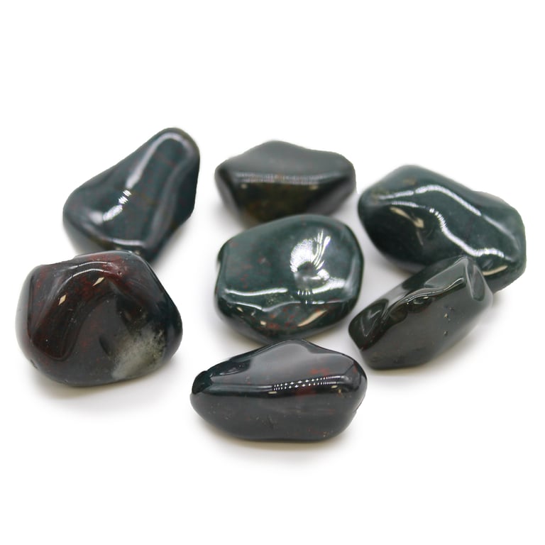 XL Bloodstone Tumble Stones - Natural Healing Crystals