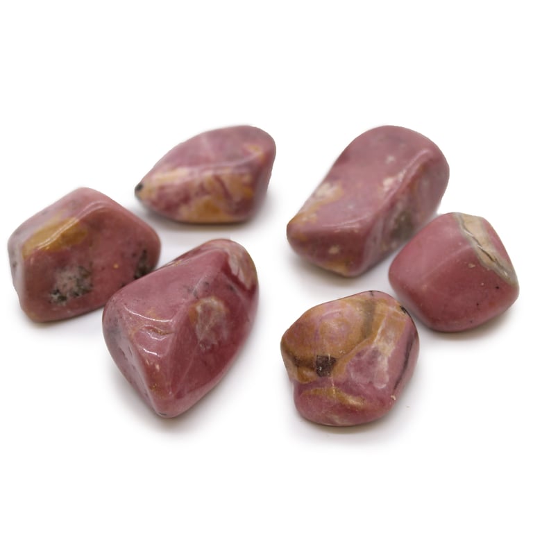 XL Rhodonite Tumble Stones - High Quality Healing Crystals