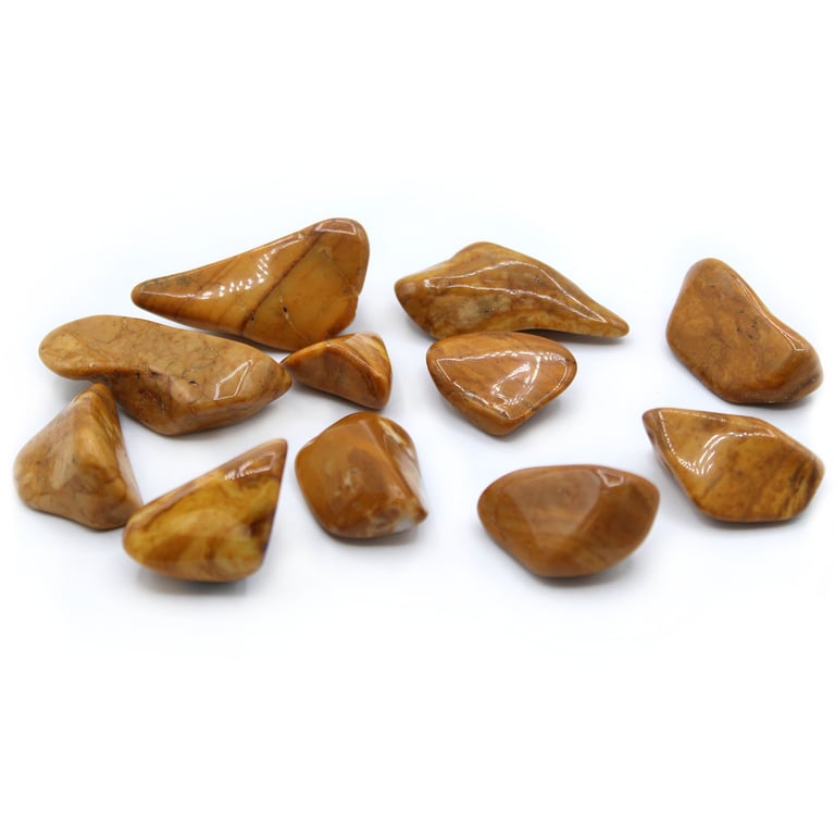 Yellow Jasper Tumble Stone - Natural Healing Crystal for Meditation and Relaxation