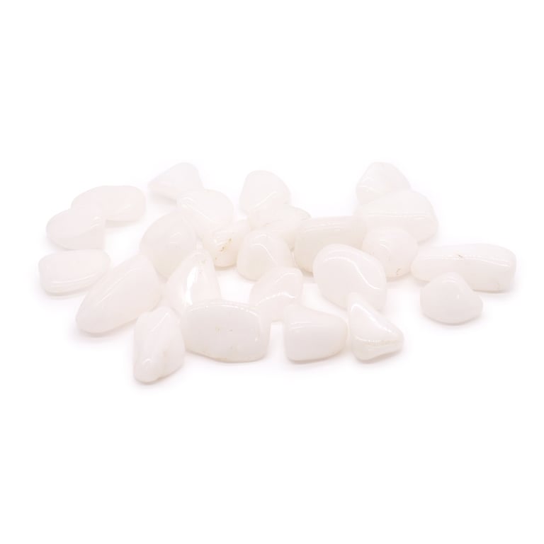 Snow Quartz Tumbled Stones - Natural Healing Crystals for Crystal Therapy