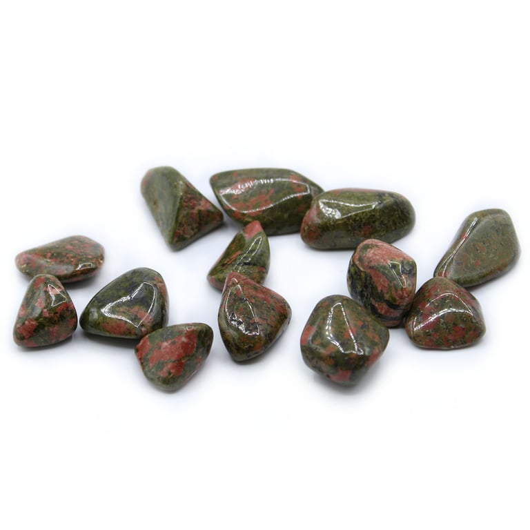Unakite Tumble Stones - Natural Healing Crystals