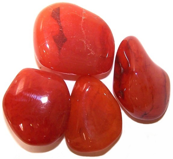 Natural Carnelian L Tumble Stones - Healing and Spiritual Energy