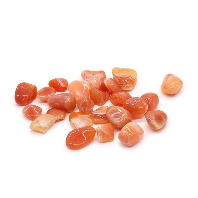 Natural Carnelian L Tumble Stones - Healing and Spiritual Energy