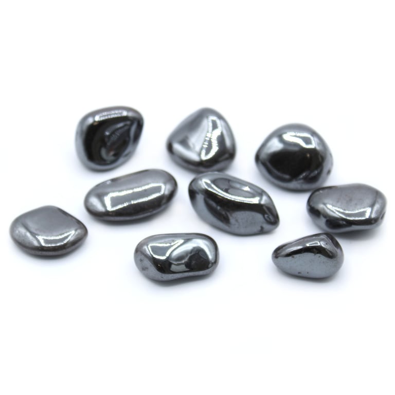 Hematite Tumble Stones - Polished & Smooth for Decorative or Jewelry Use