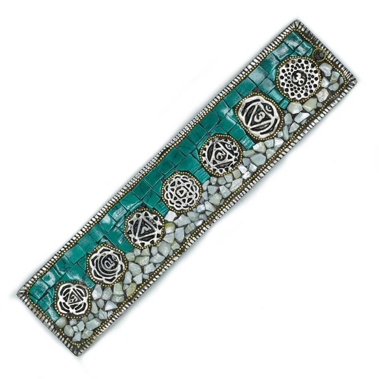 Seven Chakra Tibetan Decor Meditation Incense Holder Stand for Spiritual Aromatherapy