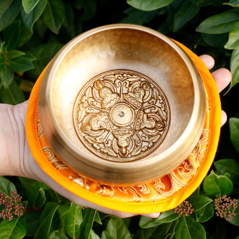 10cm Buddha Singing Bowls Set (400gm Minimum) - Relaxation & Meditation Aids