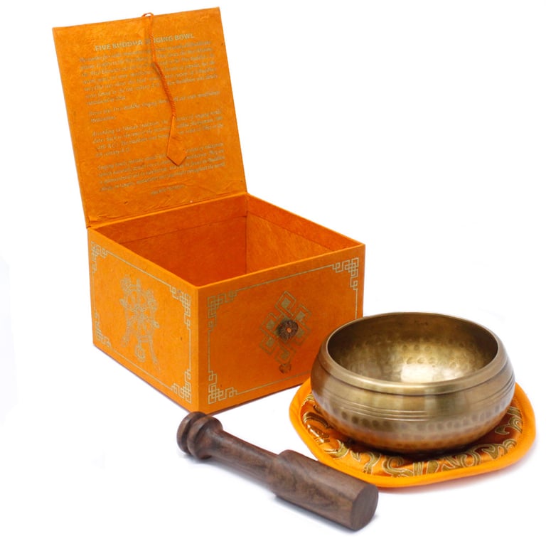 10cm Buddha Singing Bowls Set (400gm Minimum) - Relaxation & Meditation Aids