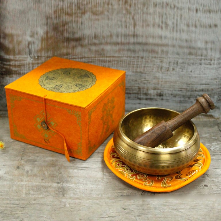 10cm Buddha Singing Bowls Set (400gm Minimum) - Relaxation & Meditation Aids