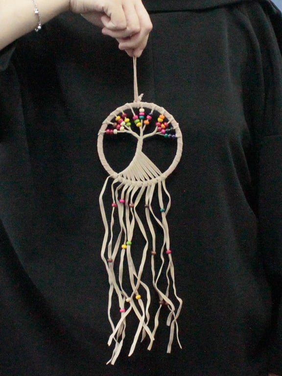 12cm Assorted Tree of Life Dreamcatcher - Handcrafted Artwork
