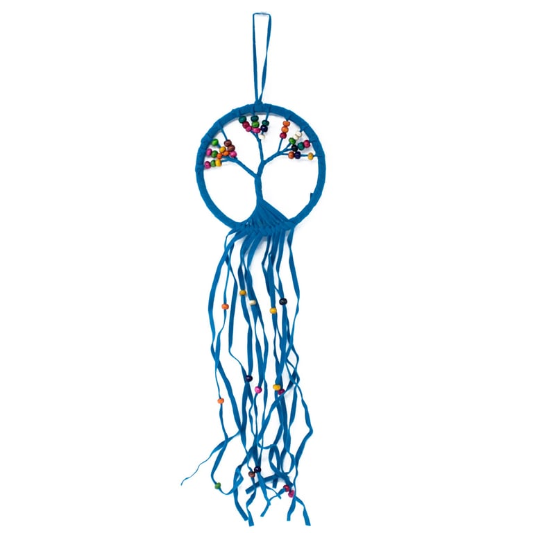 12cm Assorted Tree of Life Dreamcatcher - Handcrafted Artwork