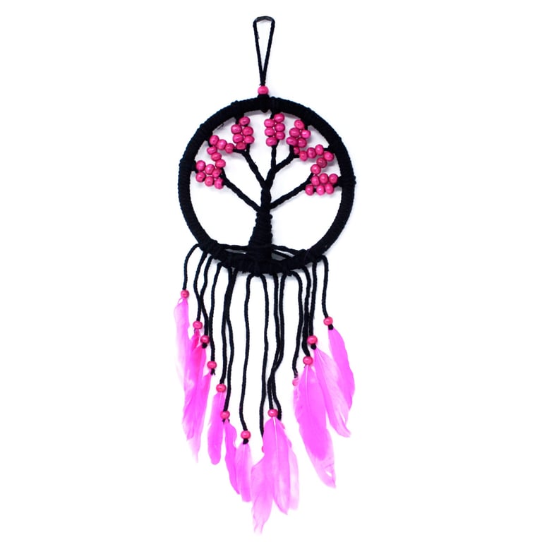 16cm Assorted Dreamcatcher (Tree of Life Design) - Handcrafted Aesthetic