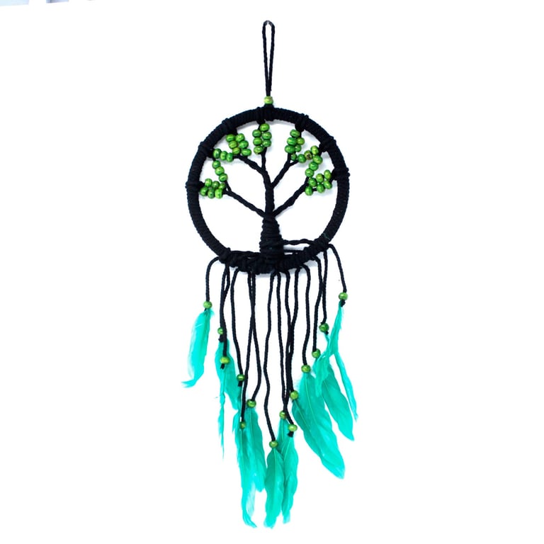 16cm Assorted Dreamcatcher (Tree of Life Design) - Handcrafted Aesthetic