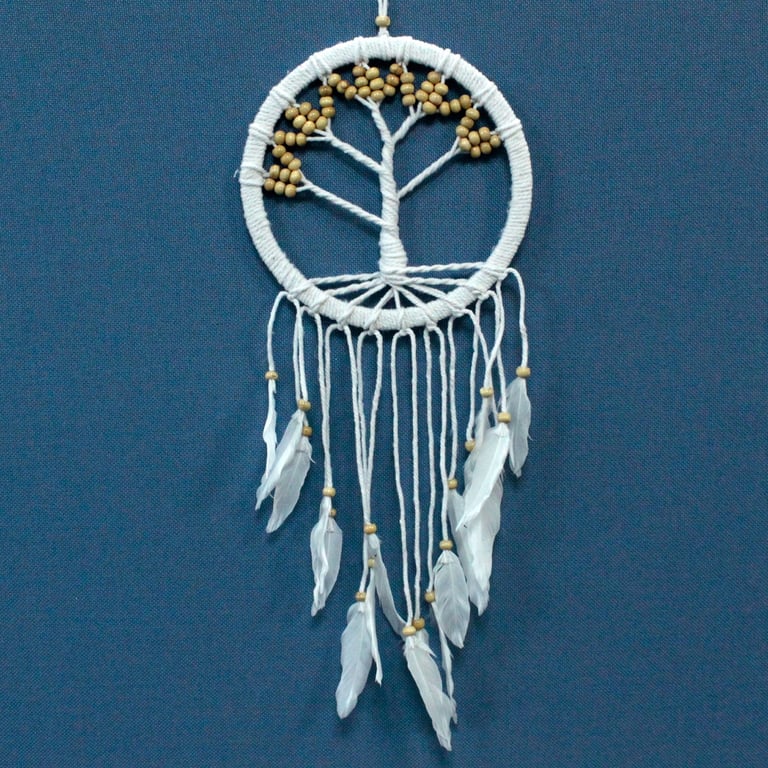 22cm Dreamcatcher (Tree of Life) - Assorted Cotton Designs