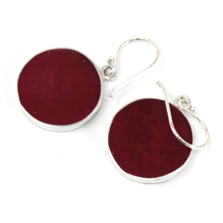 15mm Silver Coral Effect Tree of Life Earrings - Fashionable & Timeless